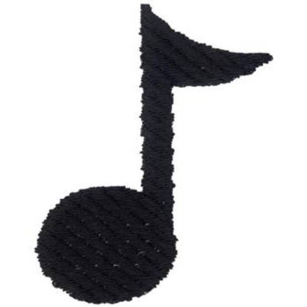 Picture of Music Note Machine Embroidery Design