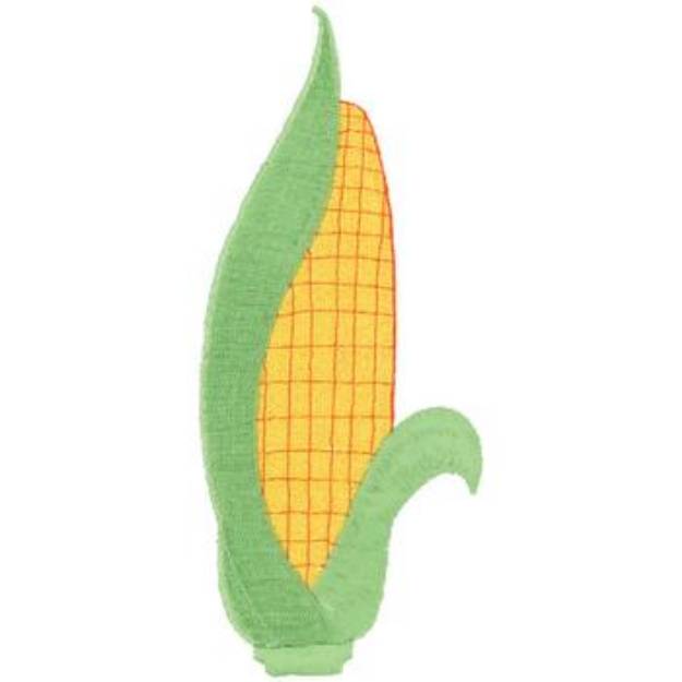 Picture of Large Ear Of Corn Machine Embroidery Design