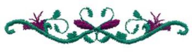 Picture of Scroll And Crest Machine Embroidery Design