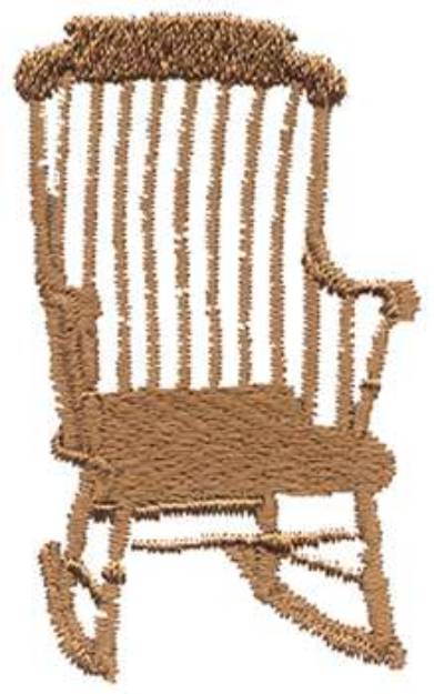 Picture of Bentwood Rocker Machine Embroidery Design