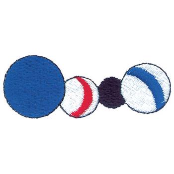 Abstract Balls Machine Embroidery Design