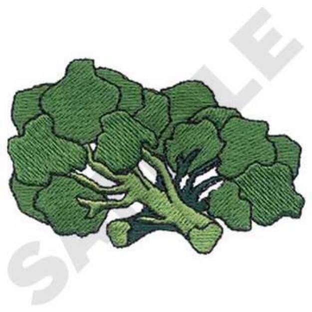 Picture of Broccoli Machine Embroidery Design