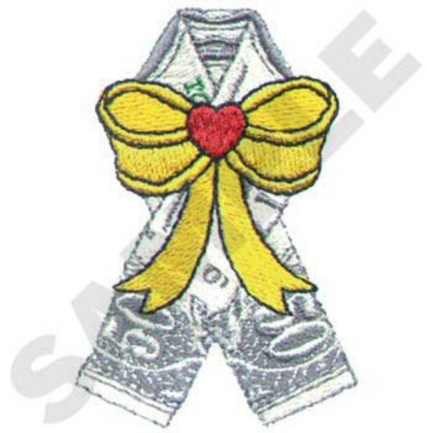 Picture of Deficit Ribbon Machine Embroidery Design