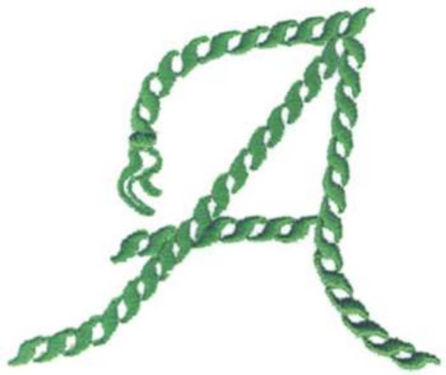 Picture of A Rope Alphabet Machine Embroidery Design