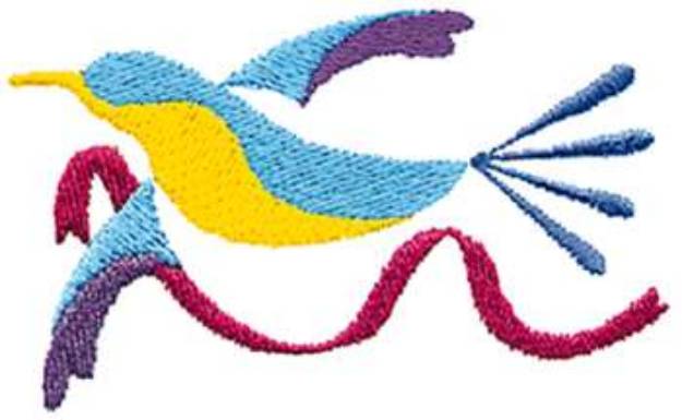 Picture of Bird Scroll Machine Embroidery Design