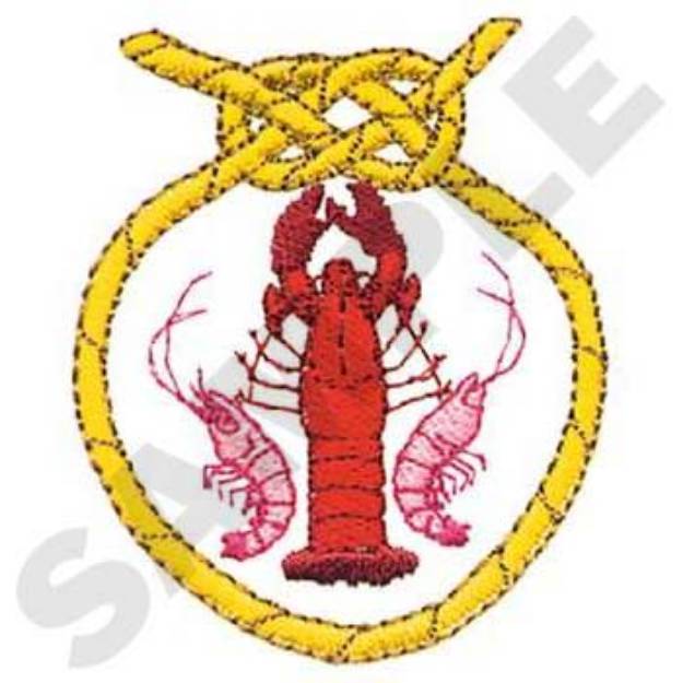 Picture of Seafood Knot Machine Embroidery Design