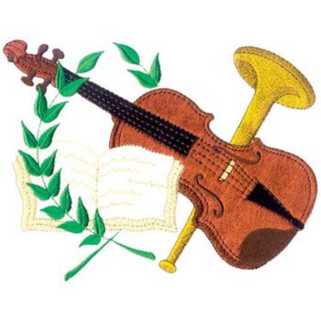 Picture of Symphony Logo Machine Embroidery Design