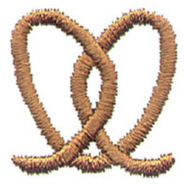 Picture of Pretzel Machine Embroidery Design