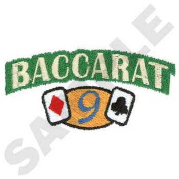 Picture of Baccarat Machine Embroidery Design