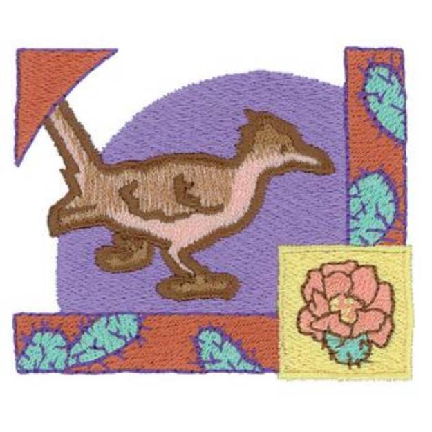 Picture of Roadrunner Machine Embroidery Design