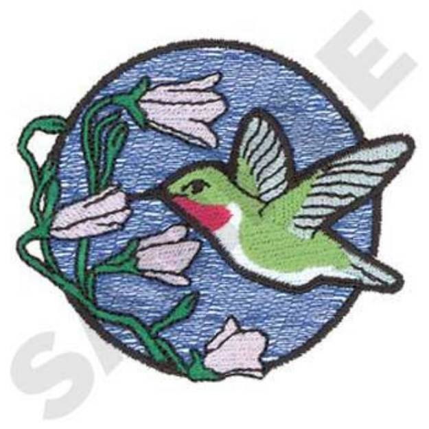 Picture of Hummingbird Machine Embroidery Design