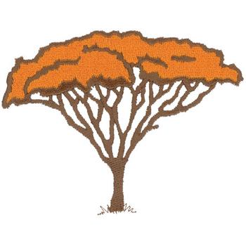 Fall Tree Machine Embroidery Design