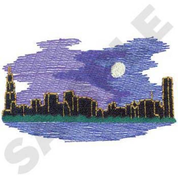 Chicago Skyline Machine Embroidery Design Embroidery Library at