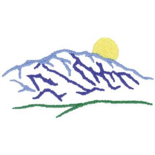 Picture of Mount Mckinley Machine Embroidery Design