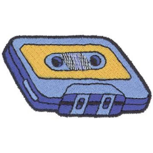 Picture of Cassette Tape Machine Embroidery Design