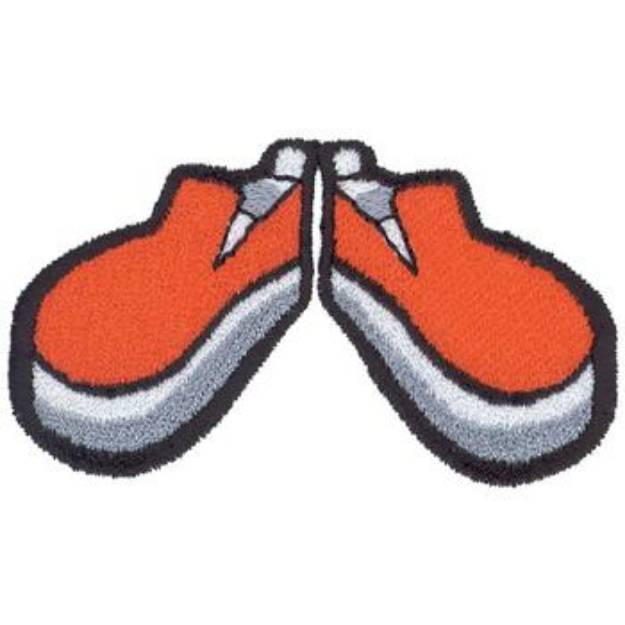 Picture of Canvas Shoes Machine Embroidery Design