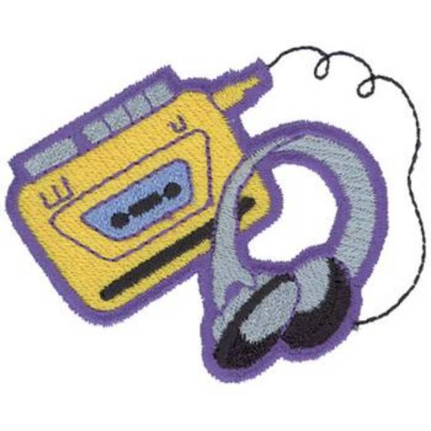 Picture of Walkman Machine Embroidery Design