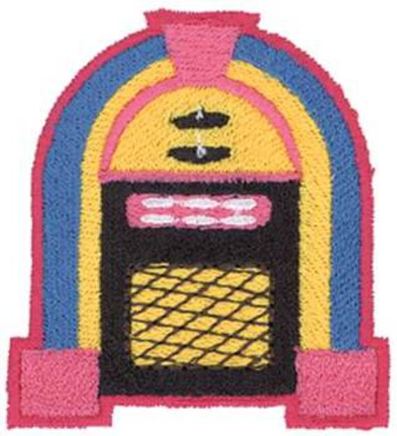 Picture of Jukebox Machine Embroidery Design