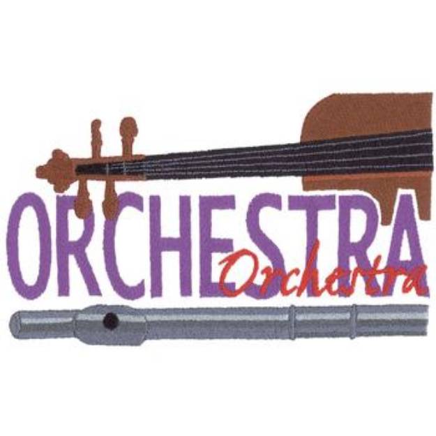 Picture of Orchestra Machine Embroidery Design