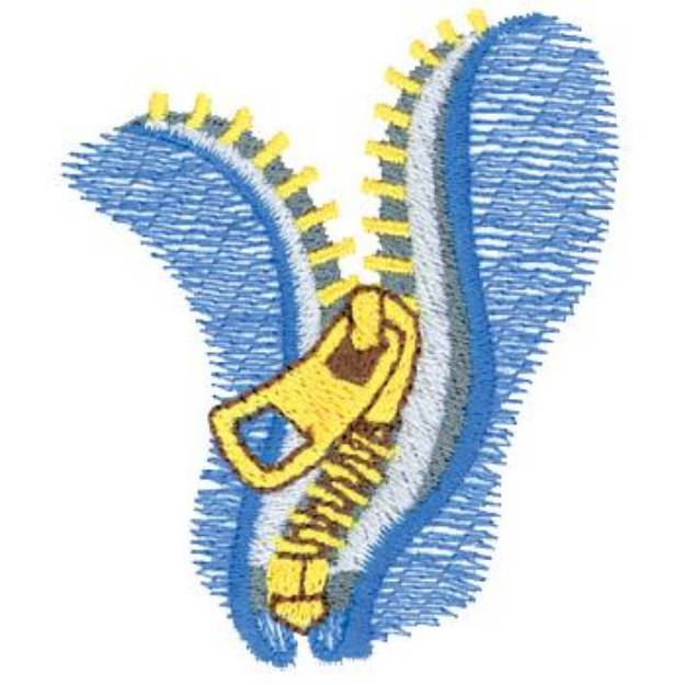 Picture of Zipper Machine Embroidery Design