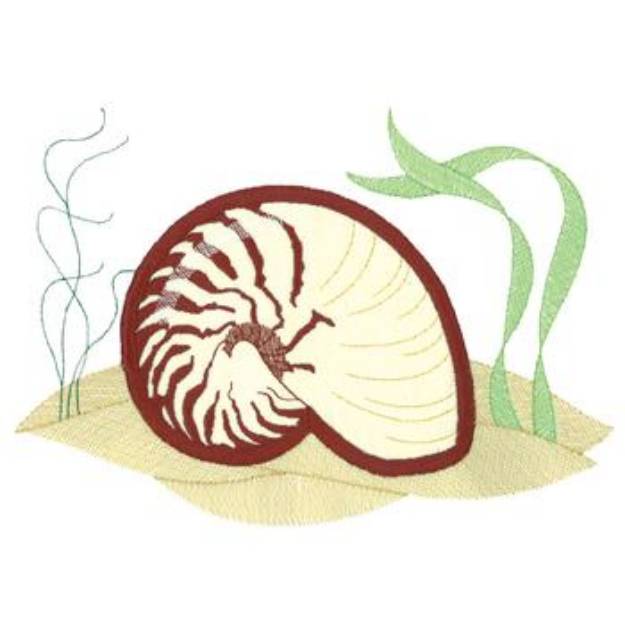 Picture of Snail Applique Machine Embroidery Design