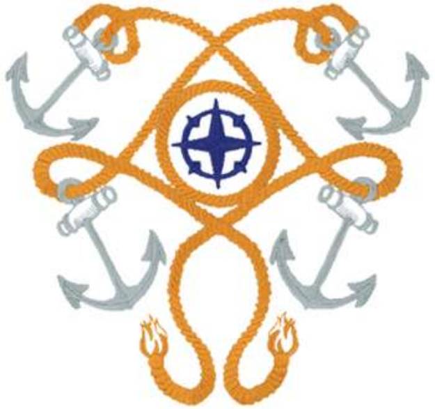 Picture of Nautical Rope Design Machine Embroidery Design