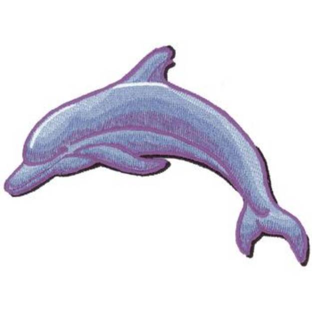 Picture of Dolphin Machine Embroidery Design