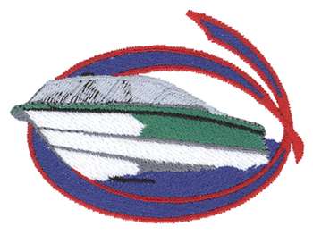 Pleasure Boat Machine Embroidery Design