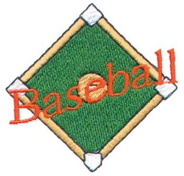 Picture of Baseball Logo Machine Embroidery Design