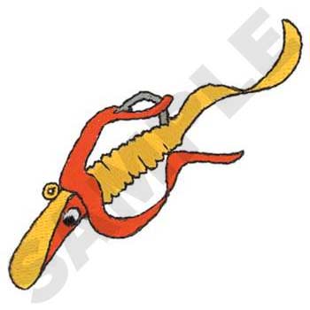 Floating Jig Lure Machine Embroidery Design