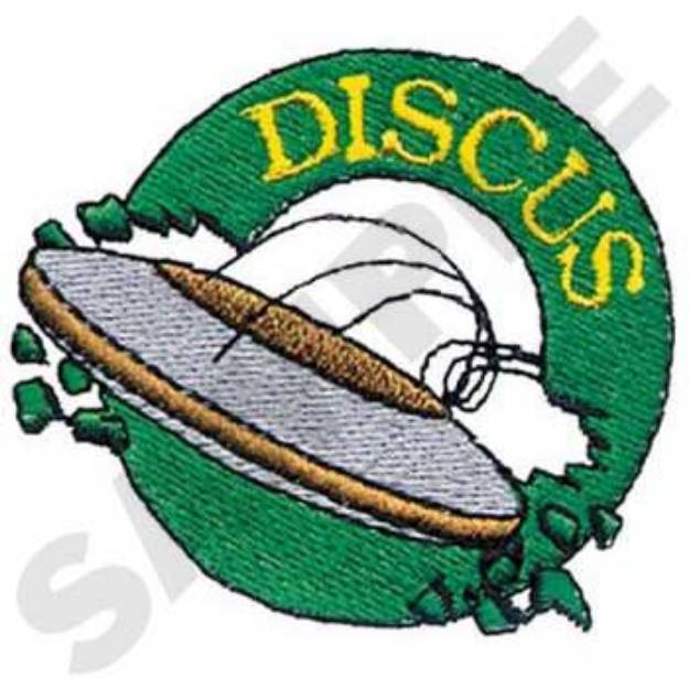 Picture of Discus Logo Machine Embroidery Design