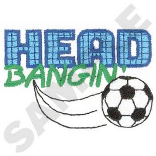 Picture of Head Bangin Machine Embroidery Design