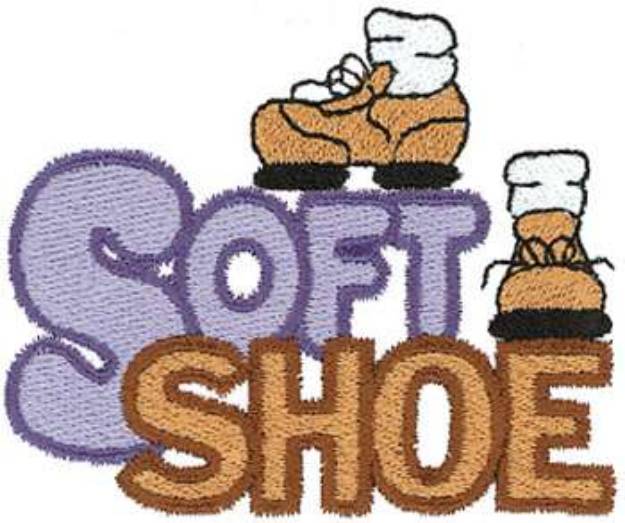 Picture of Soft Shoe Hiker Machine Embroidery Design