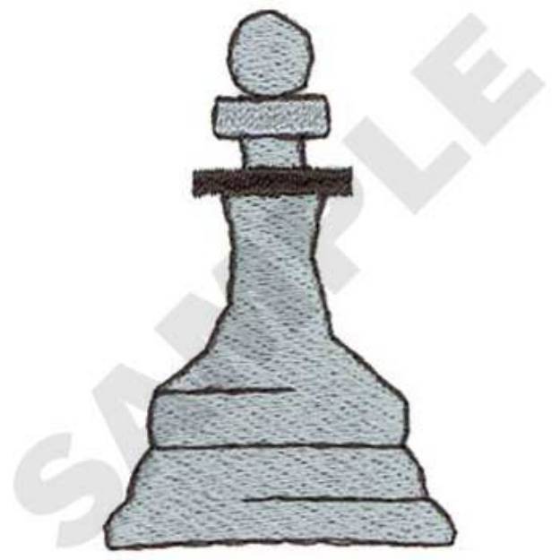 Picture of Chess Pawn Machine Embroidery Design