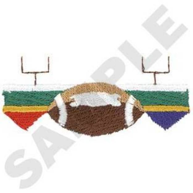 Picture of Sm. Football Design Machine Embroidery Design