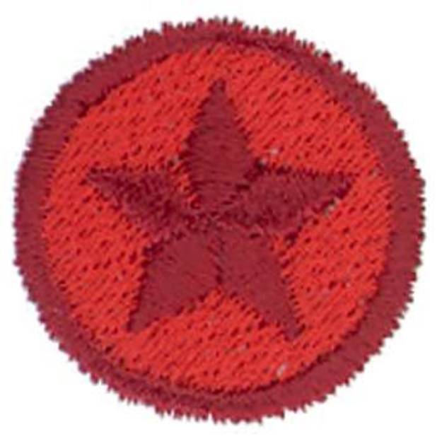 Picture of Star Checker Machine Embroidery Design