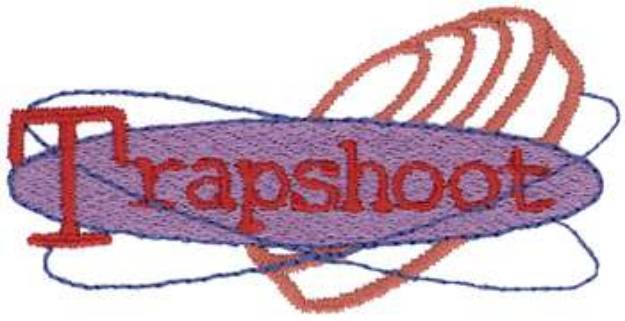 Picture of Trapshoot Logo Machine Embroidery Design