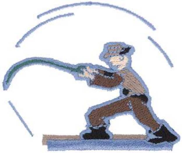 Picture of Fisherman Machine Embroidery Design