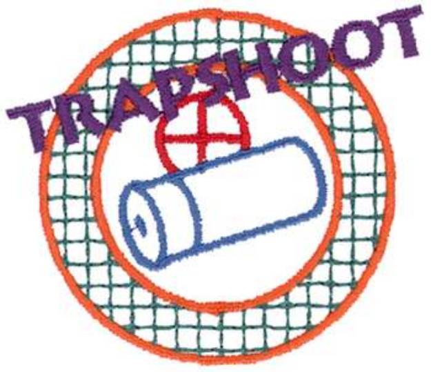 Picture of Trapshoot Logo Machine Embroidery Design