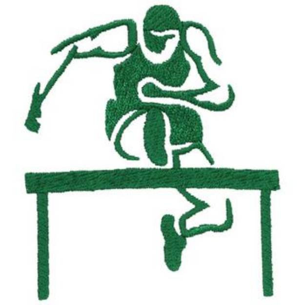 Picture of Hurdle Jumper Machine Embroidery Design