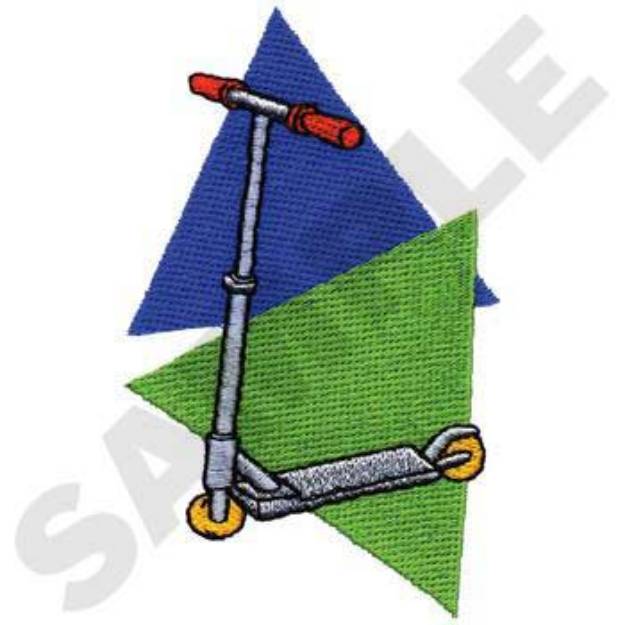 Picture of Scooter Machine Embroidery Design