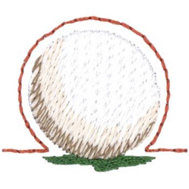 Picture of Golf Ball Machine Embroidery Design