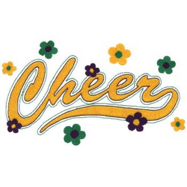 Picture of Cheer Machine Embroidery Design