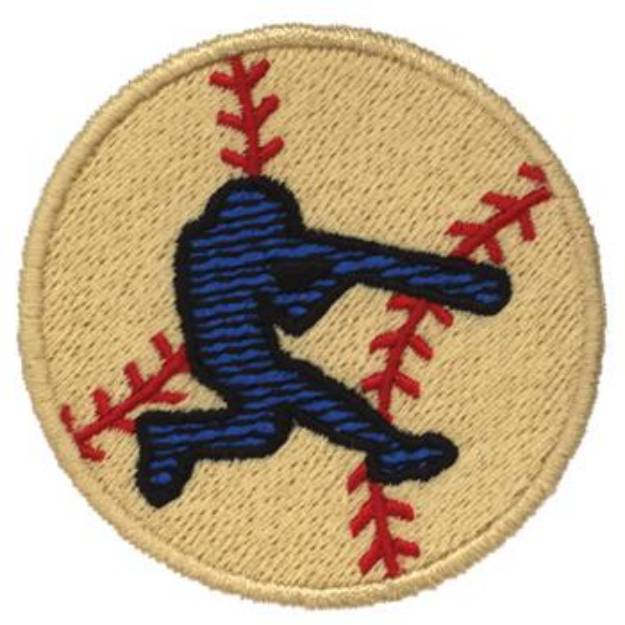 Picture of Baseball Design Machine Embroidery Design