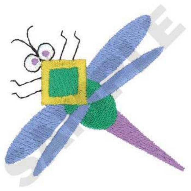 Picture of Dragonfly Machine Embroidery Design