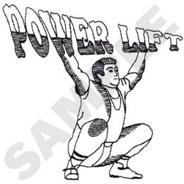 Picture of Small Power Lift Machine Embroidery Design