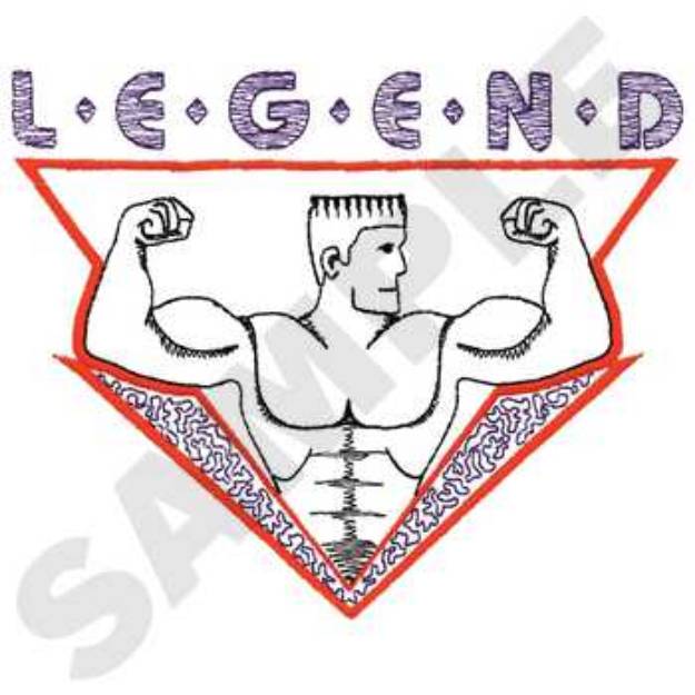 Picture of Small Legend Machine Embroidery Design