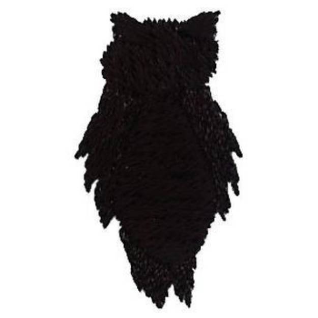 Picture of Owl Silhouette Machine Embroidery Design