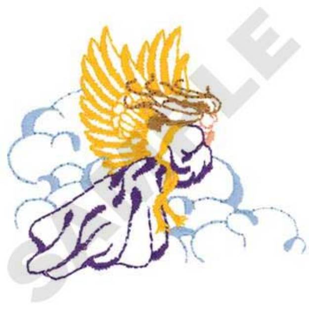 Picture of Angel Machine Embroidery Design