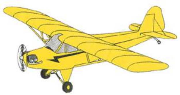 Picture of Plane Machine Embroidery Design